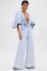 BORN TO STAND OUT DENIM JUMPSUIT sold by AKIRA