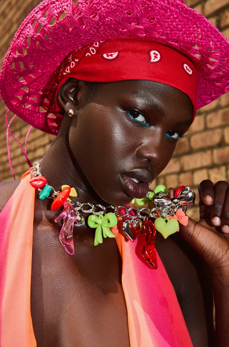 CHARM LIFE NECKLACE sold by AKIRA