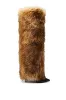 AZALEA WANG LANGDON BROWN THIGH HIGH FUR LUXE BOOT sold by AKIRA