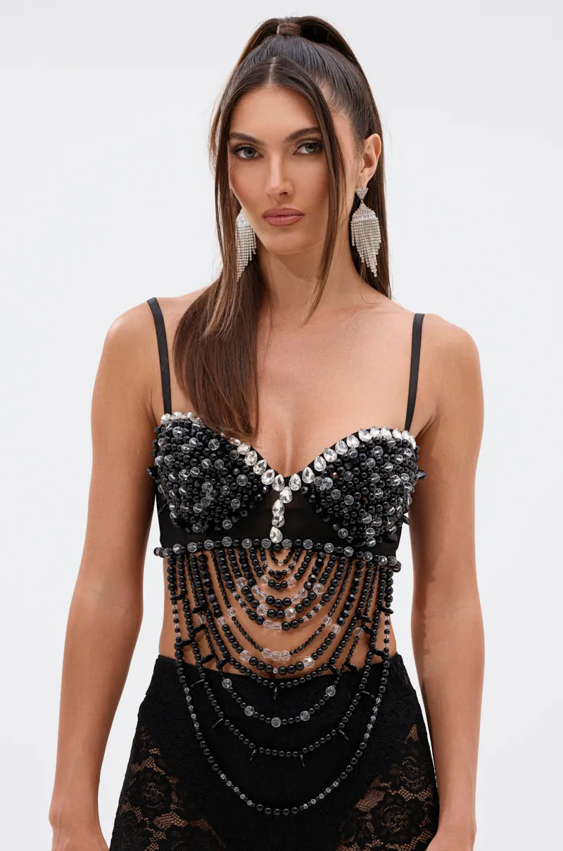 EXTRA NEEDY EMBELLISHED BRALETTE sold by AKIRA product image thumbnail 2