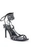 AZALEA WANG GOMER SPARKLE RHINESTONE LACE UP SANDAL sold by AKIRA