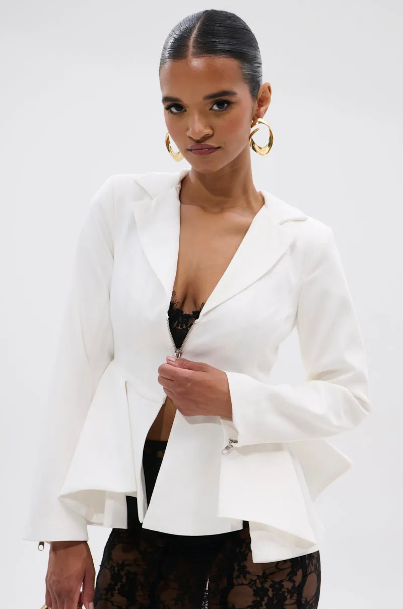 PARTY IN THE BACK FISHTAIL BLAZER sold by AKIRA product image thumbnail 4