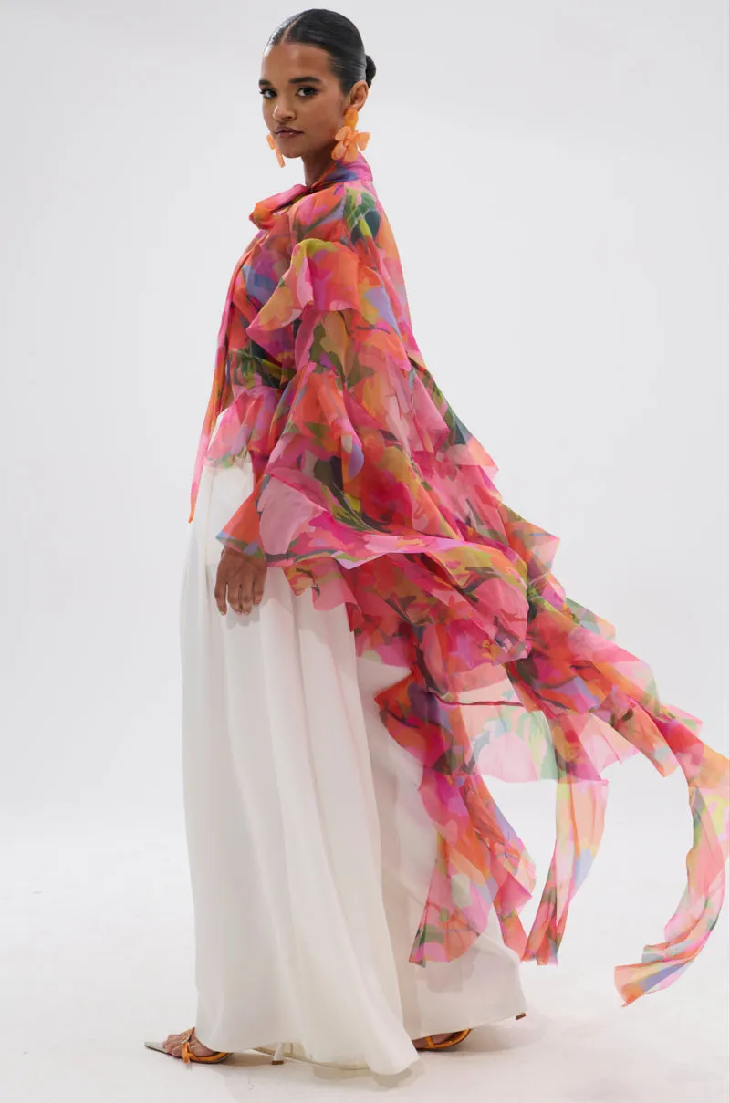 IN BLOOM FLORAL TOP sold by AKIRA product image thumbnail 3