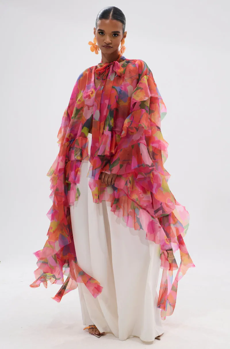 IN BLOOM FLORAL TOP sold by AKIRA product image thumbnail 2