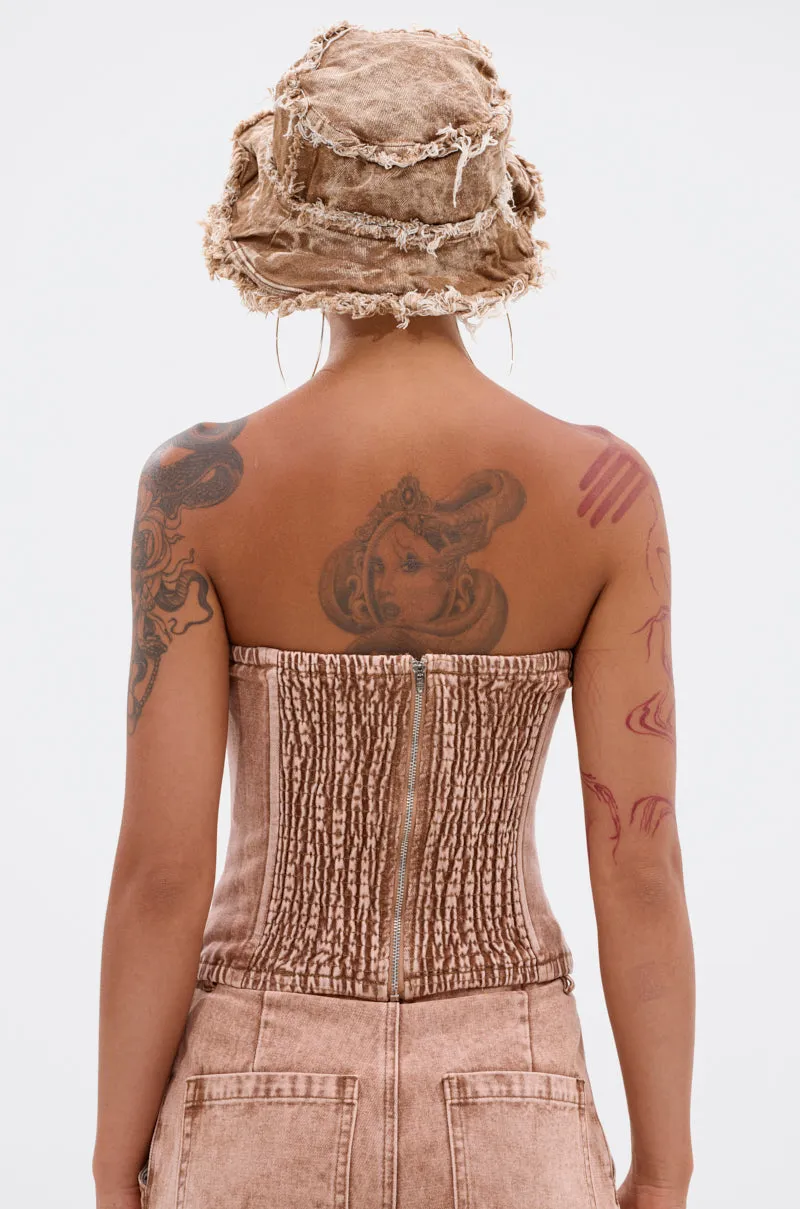 NEW ITEM DENIM CORSET sold by AKIRA product image thumbnail 5