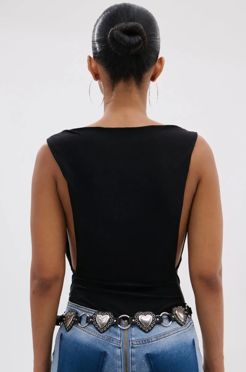 SEXY OPEN SIDE BODYSUIT sold by AKIRA product image thumbnail 4