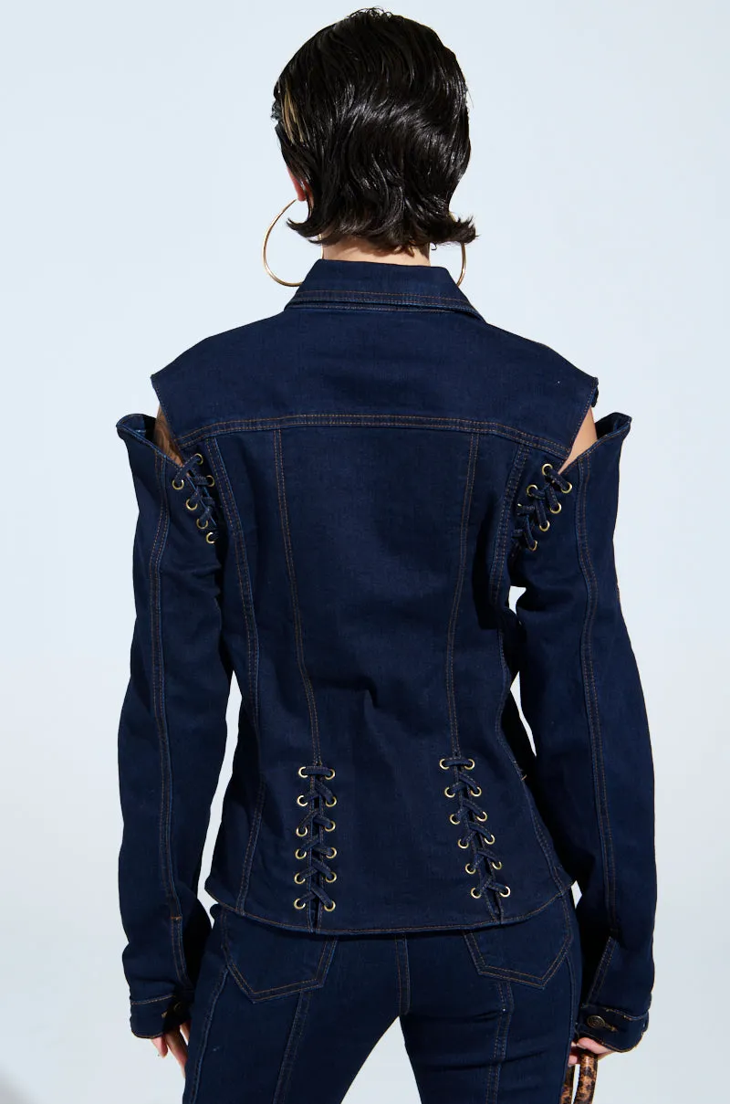 THATS ON ME BUTTON DOWN TOP sold by AKIRA product image thumbnail 4