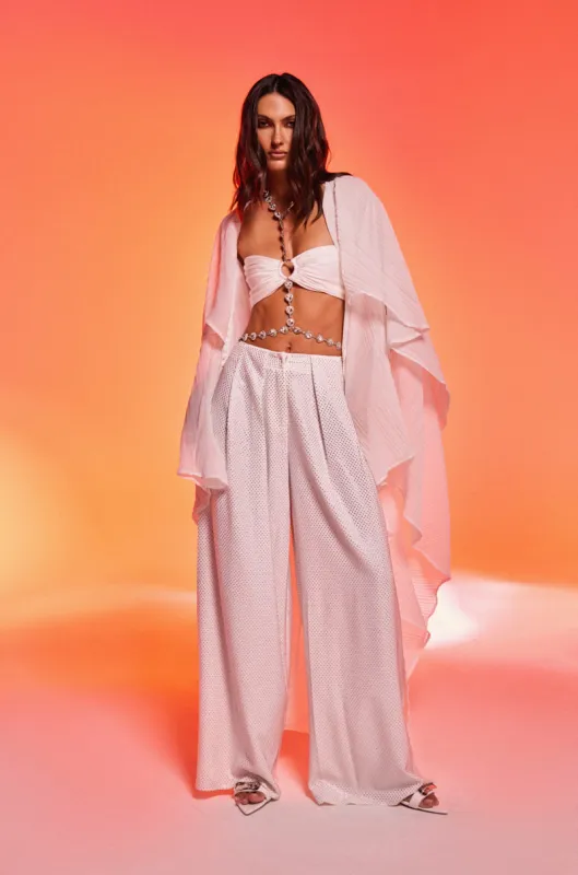 FLY AWAY WITH ME BLOUSE IN WHITE sold by AKIRA