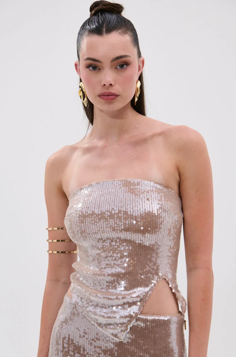 SPARKLE QUEEN SEQUIN BLOUSE sold by AKIRA product image thumbnail 3