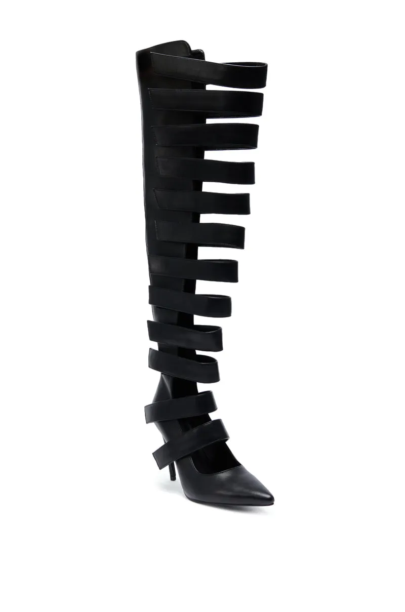 AZALEA WANG REIN BLACK THIGH HIGH BOOT sold by AKIRA product image thumbnail 4