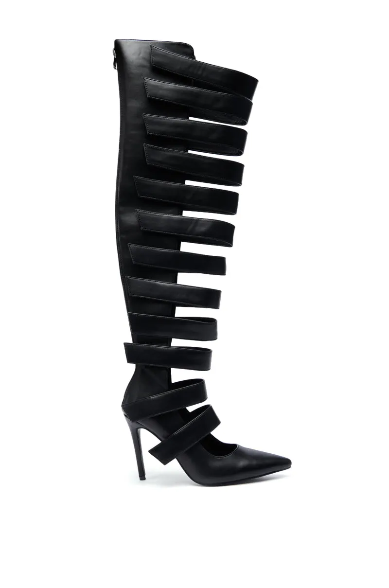 AZALEA WANG REIN BLACK THIGH HIGH BOOT sold by AKIRA product image thumbnail 3