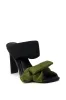 AZALEA WANG MENES BLACK PUFF DETAIL SANDAL sold by AKIRA