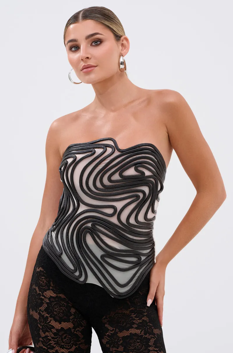 CRAZY IN LOVE CORSET sold by AKIRA