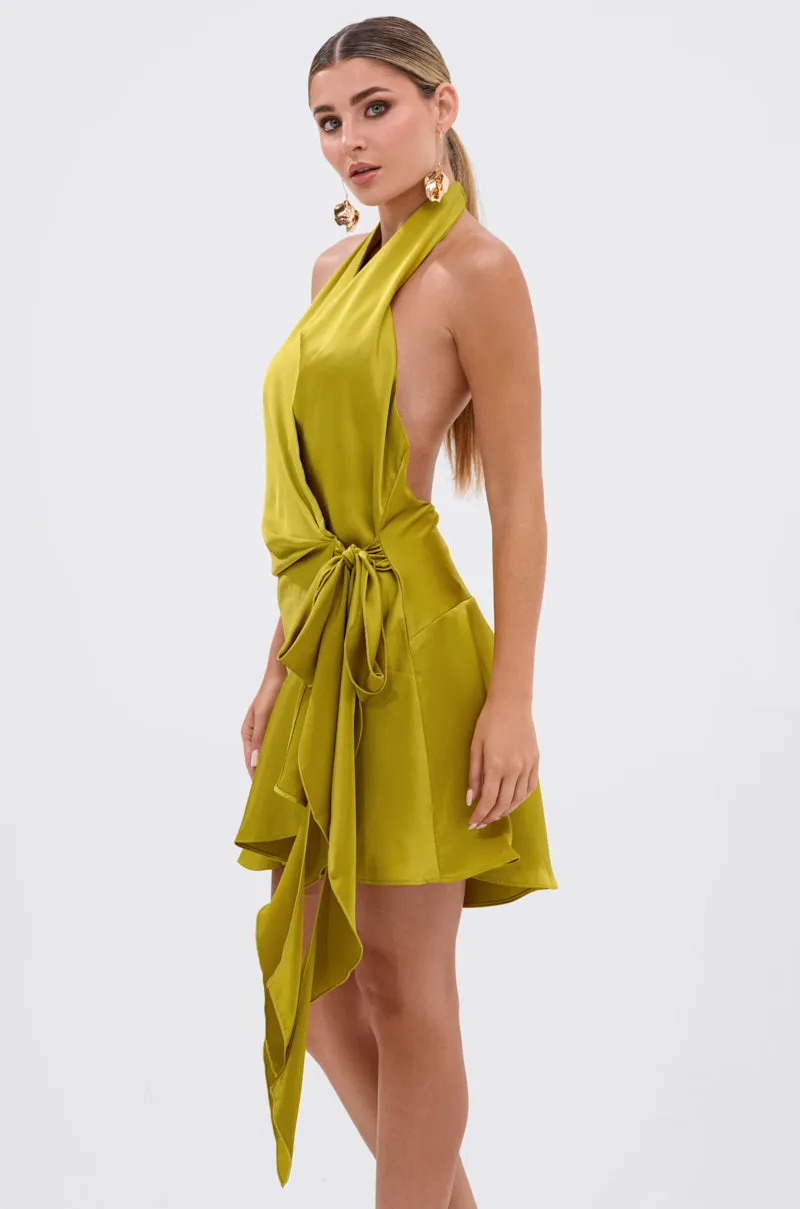 STAR OF THE SHOW SATIN MINI DRESS sold by AKIRA product image thumbnail 2