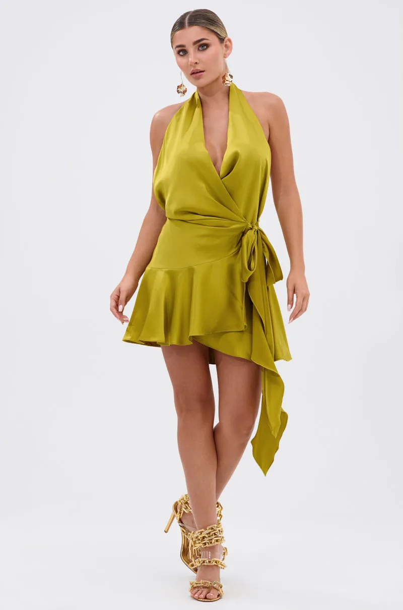 STAR OF THE SHOW SATIN MINI DRESS sold by AKIRA product image thumbnail 5