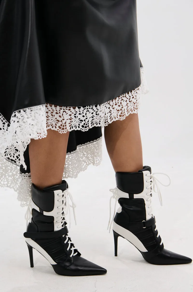 AZALEA WANG CHAUSIKU BLACK SPORTY BOOTIE sold by AKIRA product image thumbnail 3