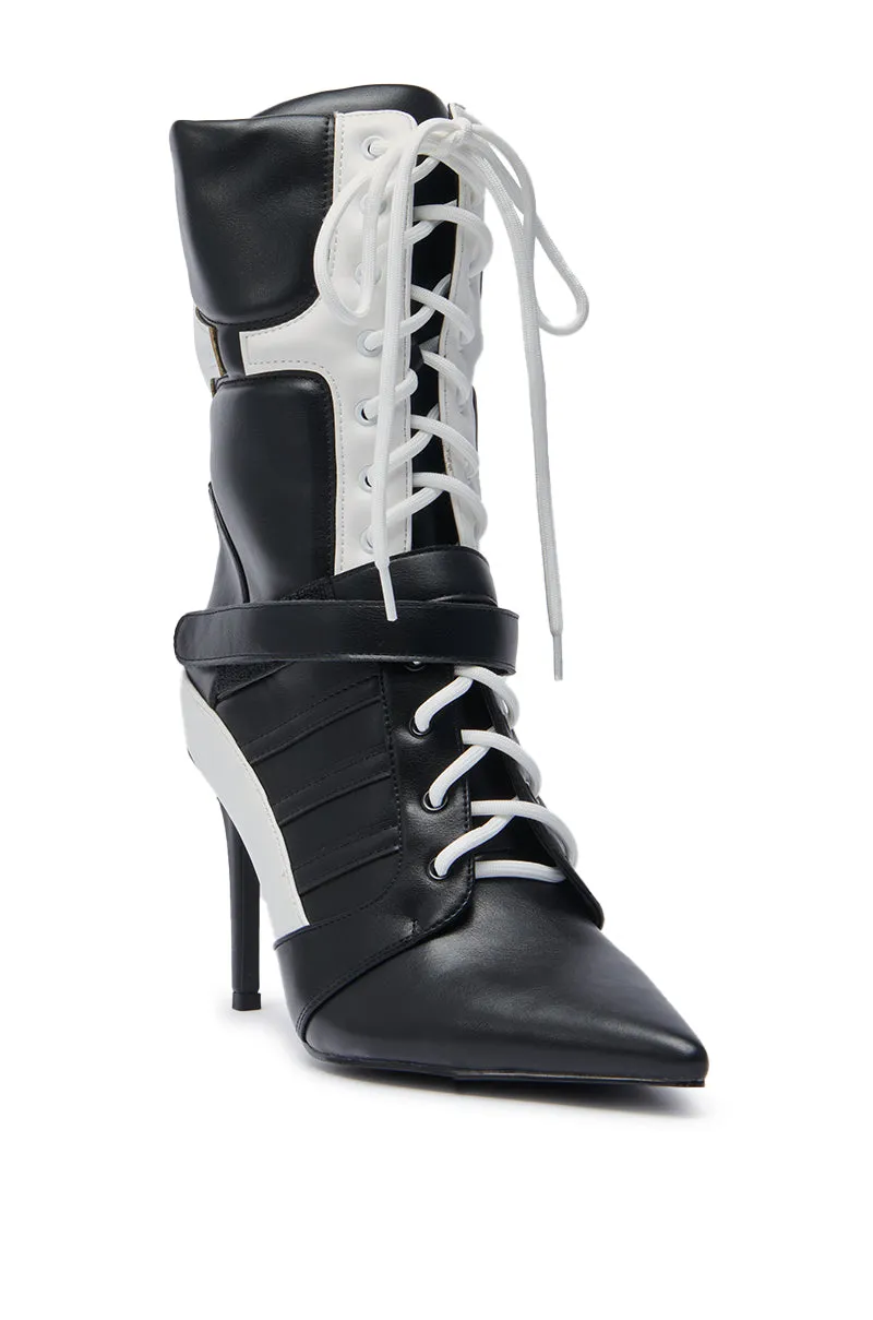 AZALEA WANG CHAUSIKU BLACK SPORTY BOOTIE sold by AKIRA product image thumbnail 5