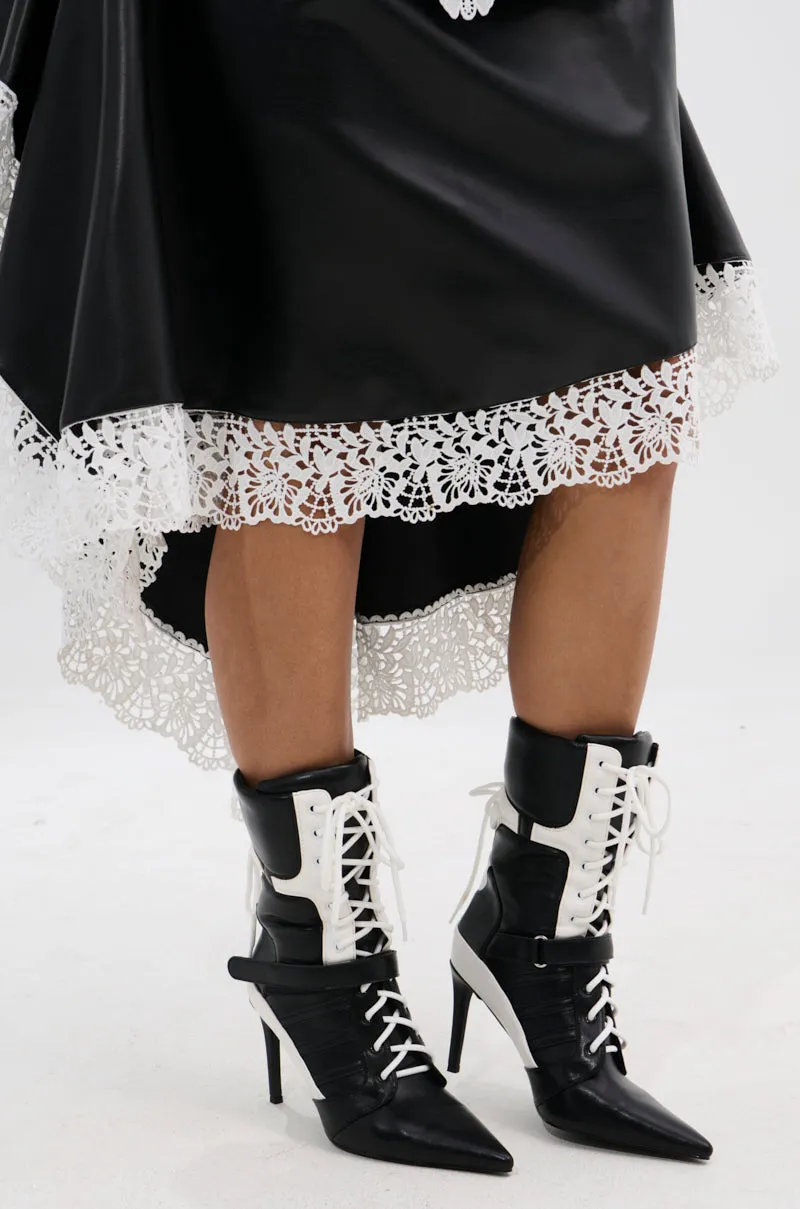 AZALEA WANG CHAUSIKU BLACK SPORTY BOOTIE sold by AKIRA product image thumbnail 2