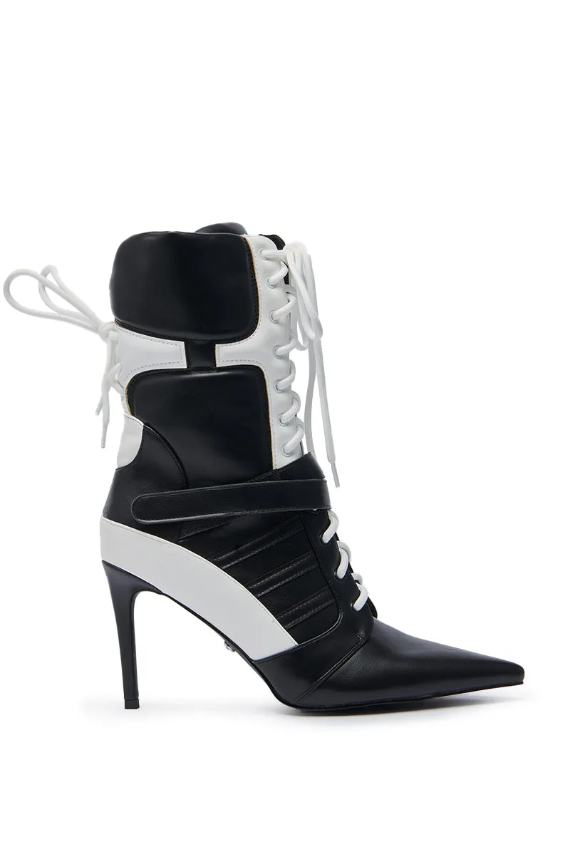 AZALEA WANG CHAUSIKU BLACK SPORTY BOOTIE sold by AKIRA product image thumbnail 4