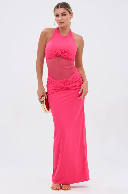 BRIGHT AS THE SKY MESH MAXI DRESS sold by AKIRA