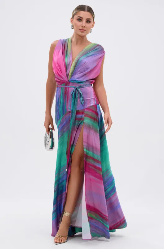 FOR HOLDING PRINTED MAXI DRESS sold by AKIRA