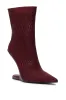 AZALEA WANG GLACIELLE BURGUNDY CROC BOOTIE sold by AKIRA