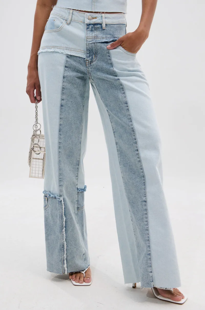 MIX AND MATCH RELAXED DENIM PANTS sold by AKIRA product image thumbnail 2