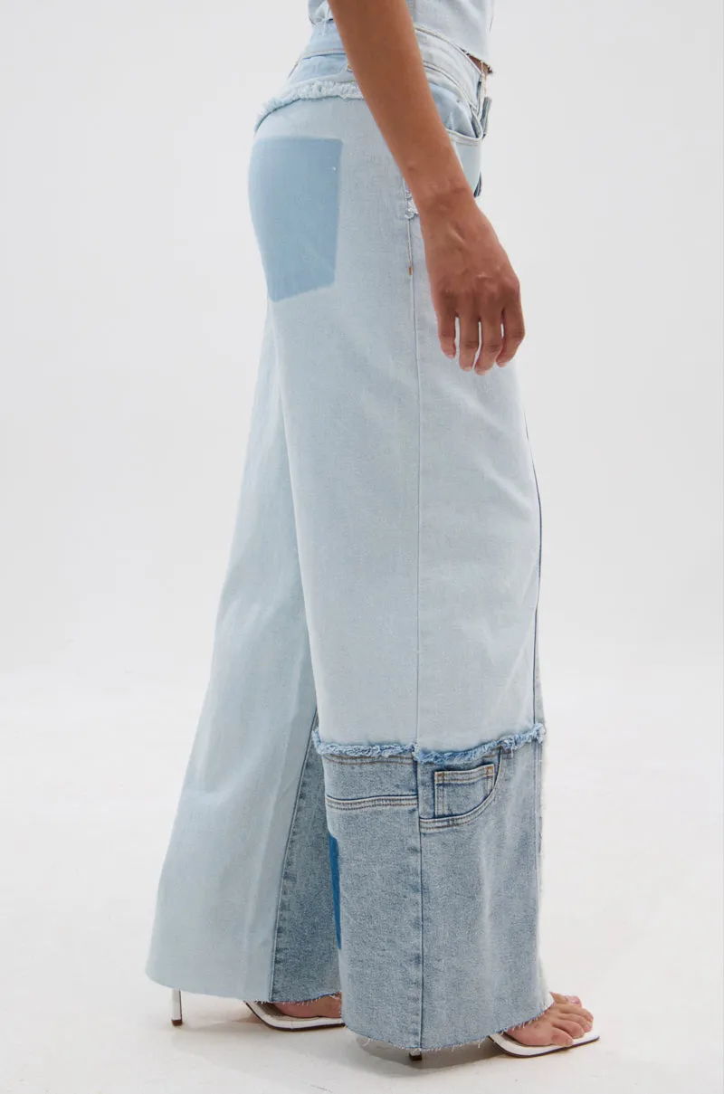 MIX AND MATCH RELAXED DENIM PANTS sold by AKIRA product image thumbnail 4