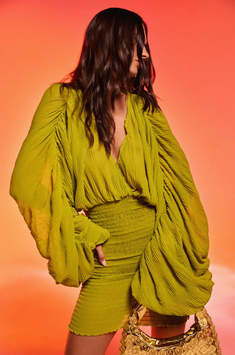 NIGHTS LIKE THIS CHIFFON MINI DRESS sold by AKIRA
