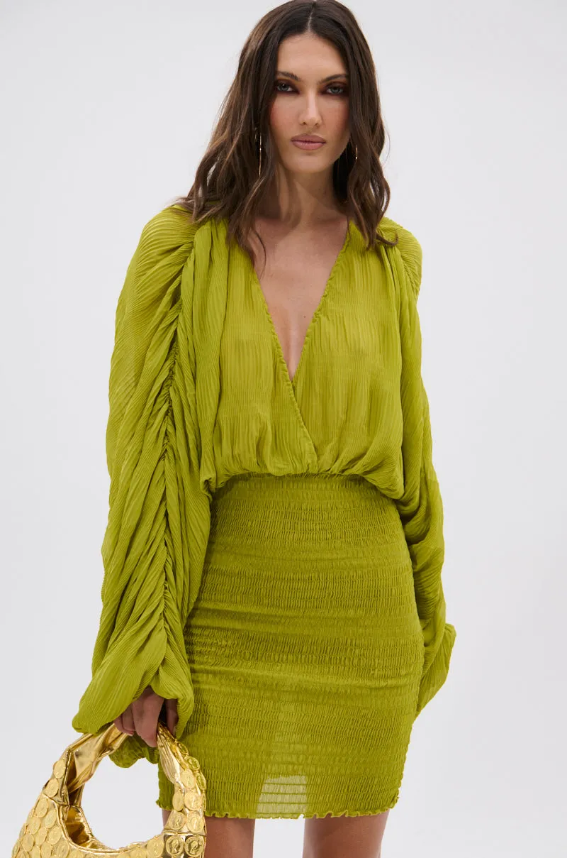 NIGHTS LIKE THIS CHIFFON MINI DRESS sold by AKIRA product image thumbnail 3