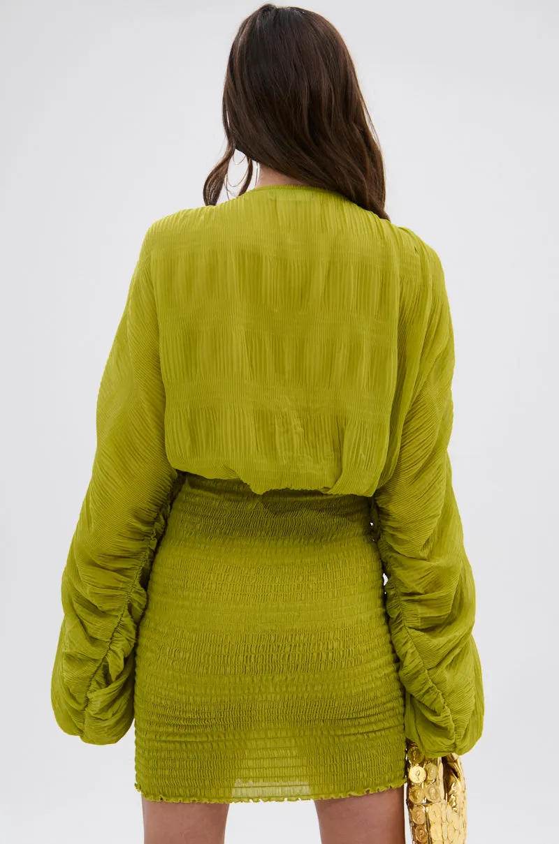 NIGHTS LIKE THIS CHIFFON MINI DRESS sold by AKIRA product image thumbnail 5