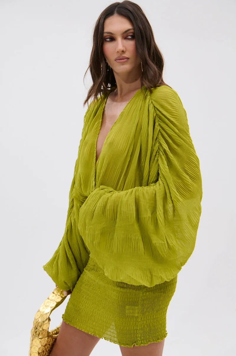 NIGHTS LIKE THIS CHIFFON MINI DRESS sold by AKIRA product image thumbnail 4