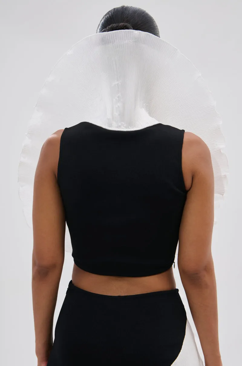 FASHION ICON RUFFLE BANDAGE BLOUSE sold by AKIRA product image thumbnail 5