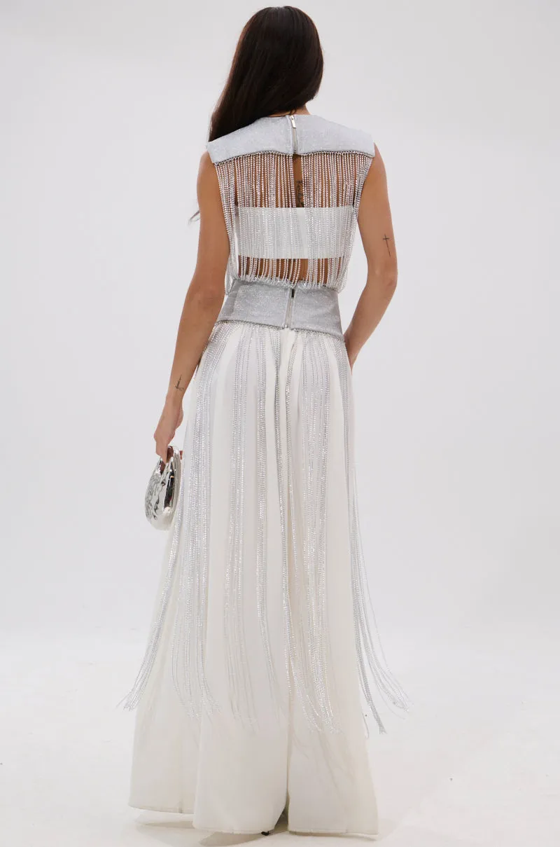 ARK SLEEVELESS CHAIN TOP sold by AKIRA product image thumbnail 5