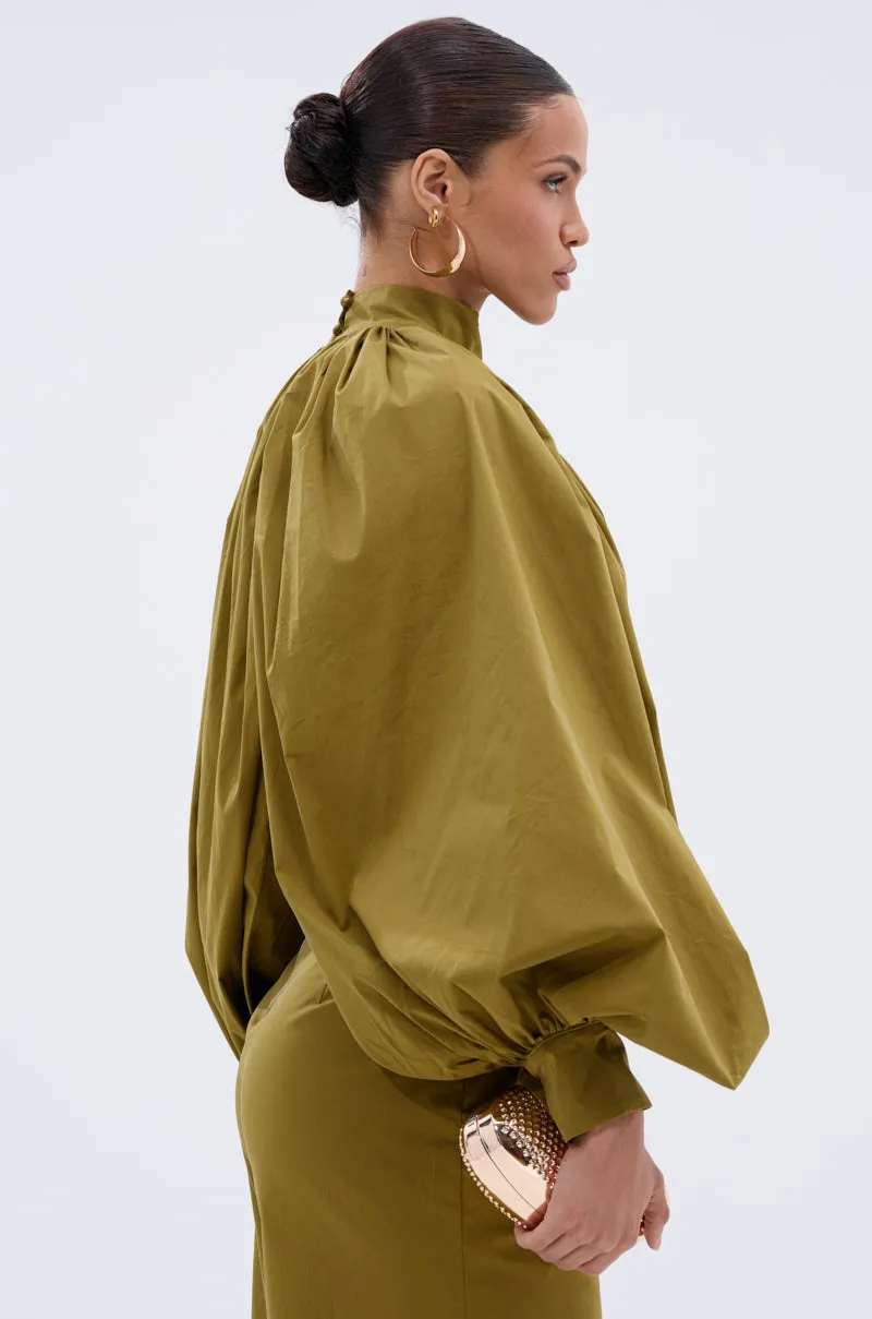 GOLD COAST BALLOON SLEEVE BLOUSE sold by AKIRA product image thumbnail 5