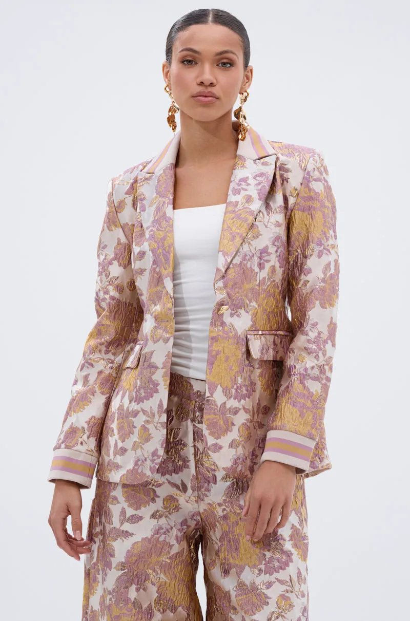 SLOW MOTION BROCADE BLAZER sold by AKIRA
