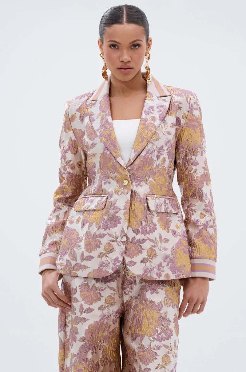 SLOW MOTION BROCADE BLAZER sold by AKIRA product image thumbnail 5