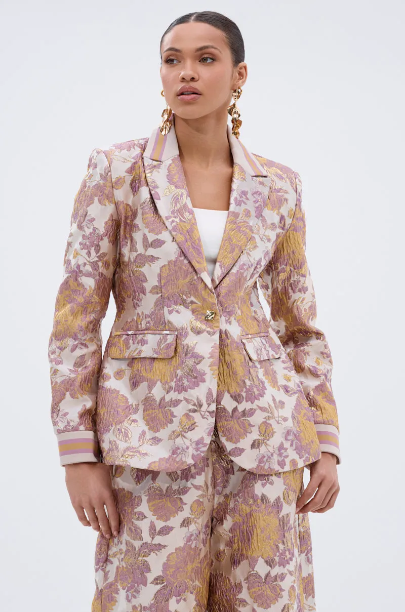SLOW MOTION BROCADE BLAZER sold by AKIRA product image thumbnail 4