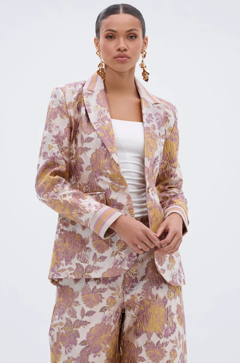 SLOW MOTION BROCADE BLAZER sold by AKIRA product image thumbnail 3