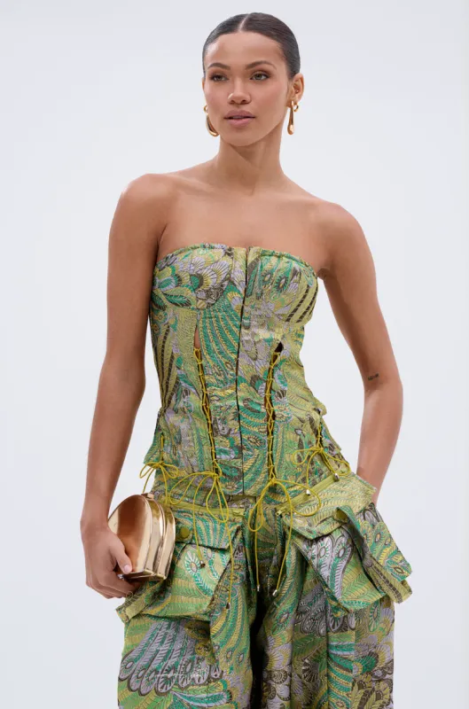 PEACOCK CORSET sold by AKIRA