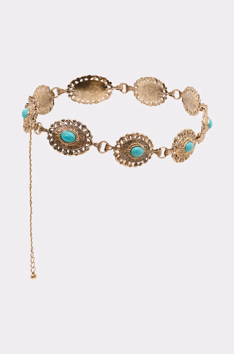 WITH IT CHAIN BELT sold by AKIRA product image thumbnail 3