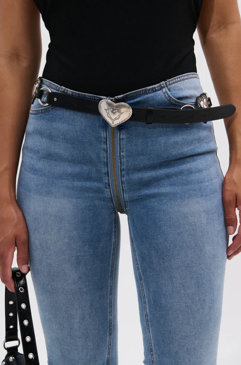 HEART ON MY SLEEVE PU BELT sold by AKIRA product image thumbnail 2