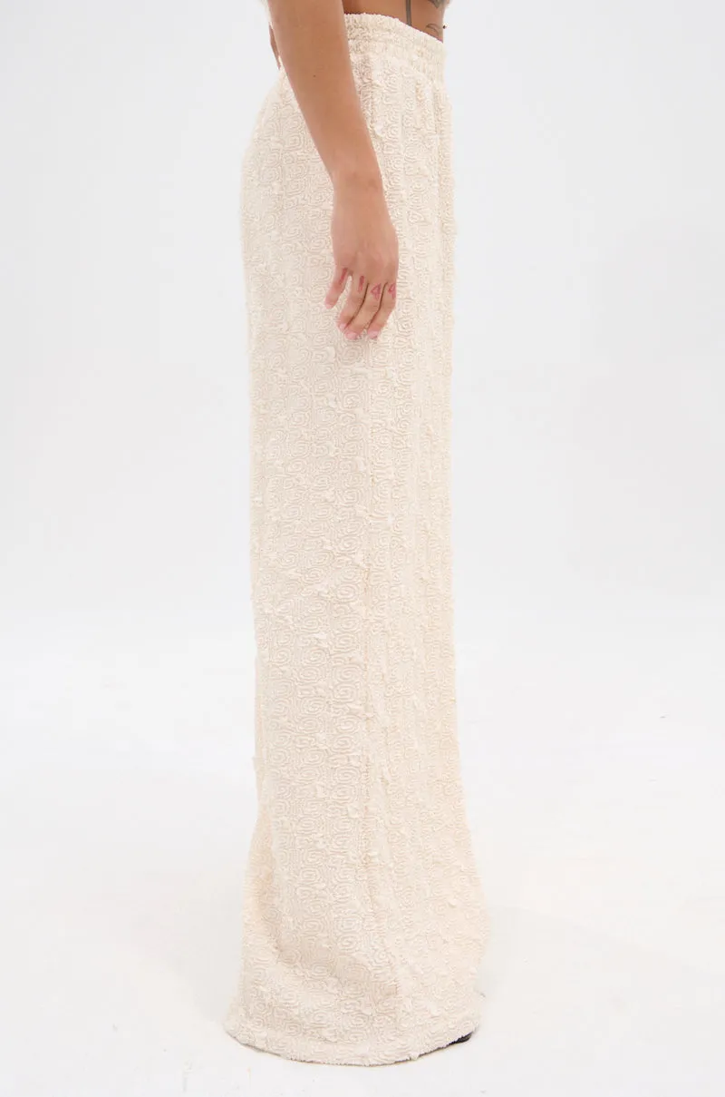 SYDNEY TEXTURED PALAZZO PANT sold by AKIRA product image thumbnail 3