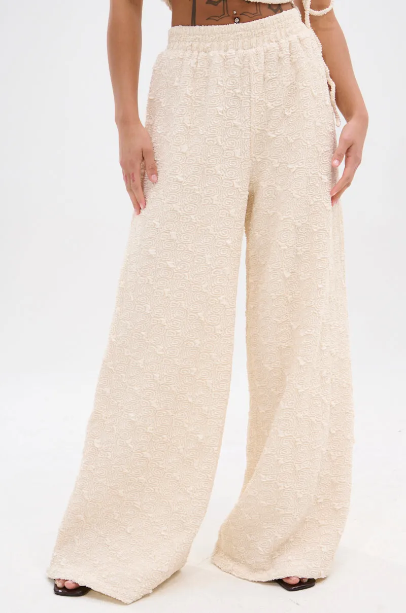 SYDNEY TEXTURED PALAZZO PANT sold by AKIRA product image thumbnail 2