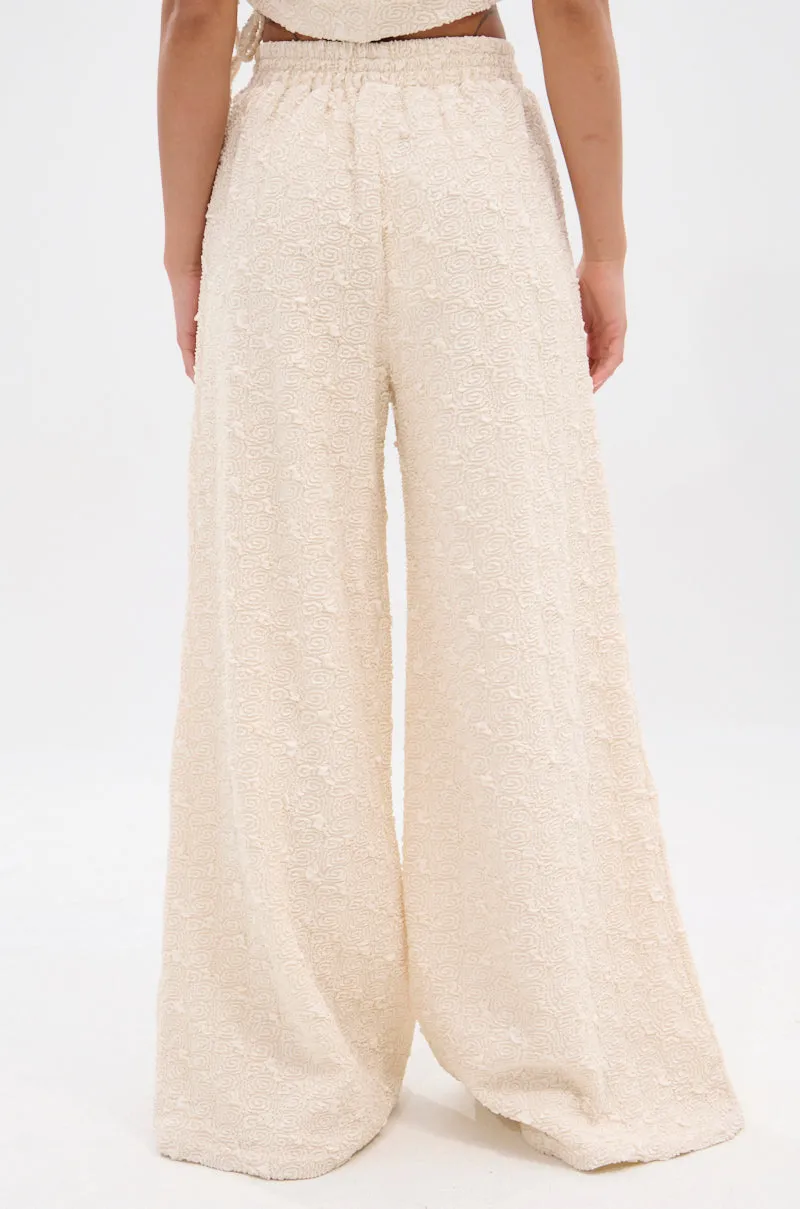 SYDNEY TEXTURED PALAZZO PANT sold by AKIRA product image thumbnail 4