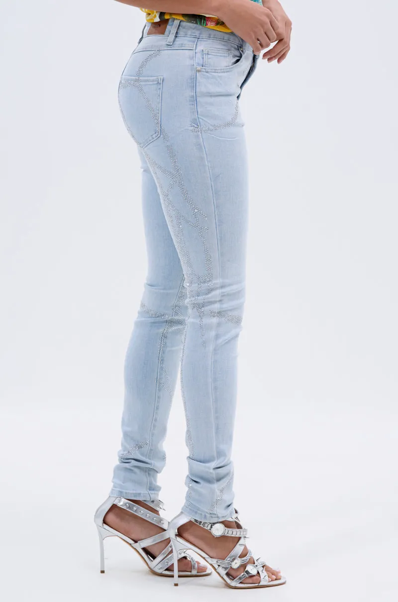 SPIDER GIRL SKINNY DENIM sold by AKIRA product image thumbnail 3