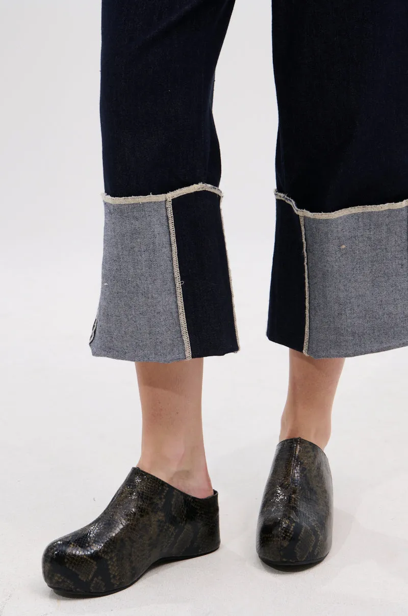 AZALEA WANG DARWIN CLOG IN BLACK SNAKE sold by AKIRA product image thumbnail 2