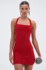 CHARLOTTE HALTER MINI DRESS WITH RHINESTONES sold by AKIRA