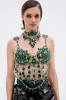 LUCKY ME RHINESTONE BLOUSE sold by AKIRA