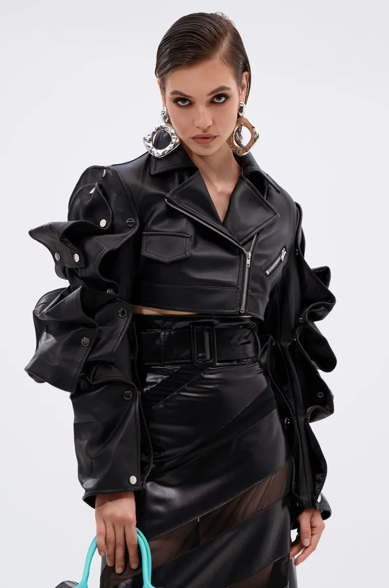 SNAP OUT OF IT ULTRA CROP MOTO sold by AKIRA product image thumbnail 5